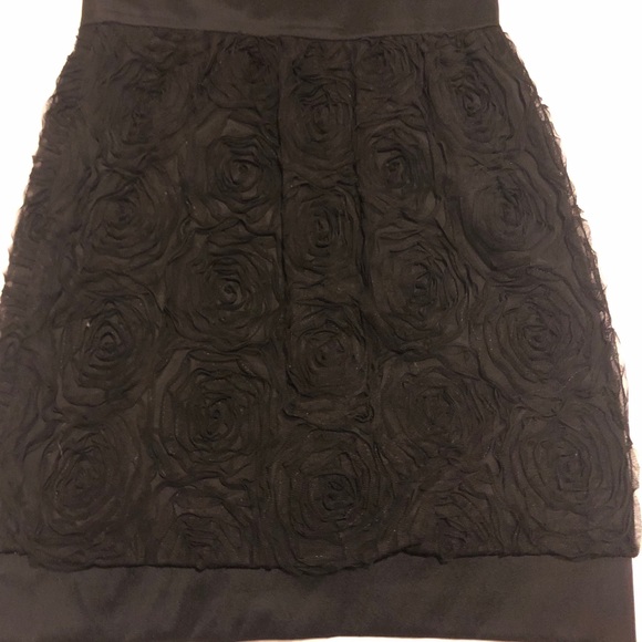 Black Floral Cocktail Dress - Picture 8 of 10